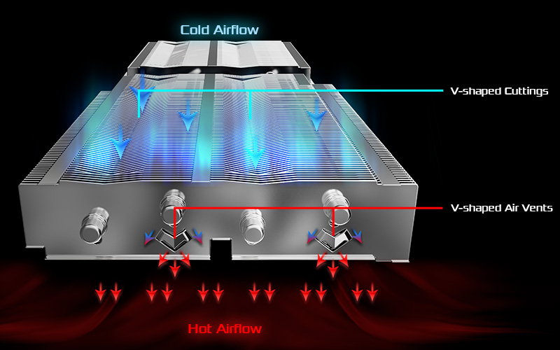 VGA Air Deflecting Fin E200